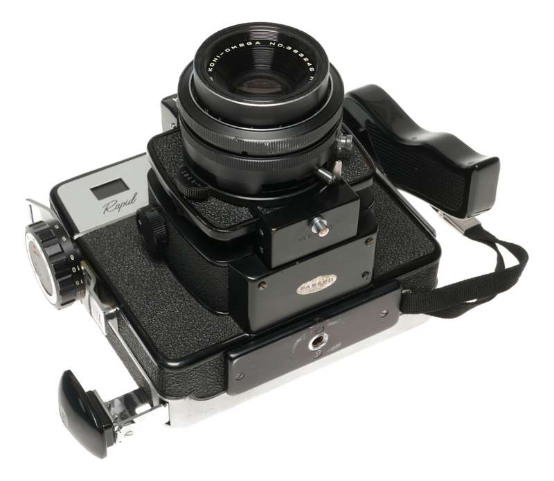 Koni-Omega Rapid Hexanon 3.5/90mm Medium format Black film f3.5 f=90mm lens