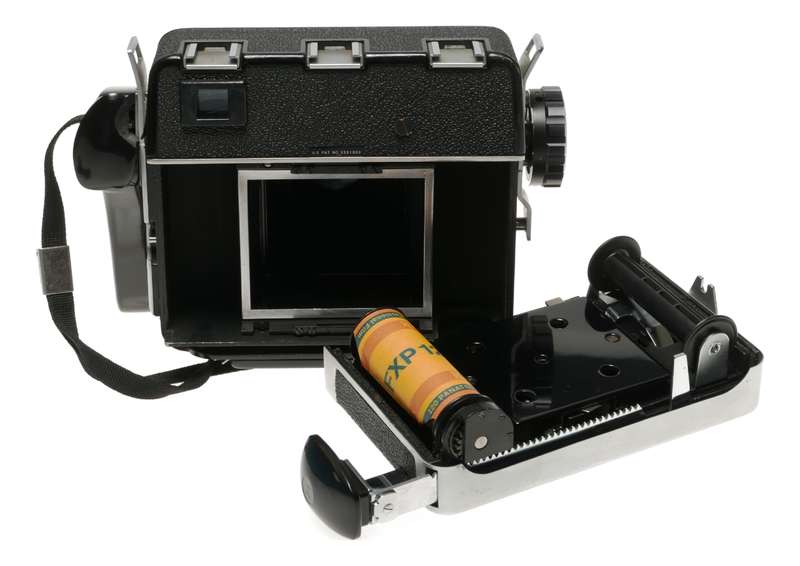 Koni-Omega Rapid Hexanon 3.5/90mm Medium format Black film f3.5 f=90mm lens