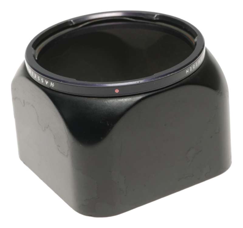 Hasselblad 150 black lens hood square lens shade original first f=150mm
