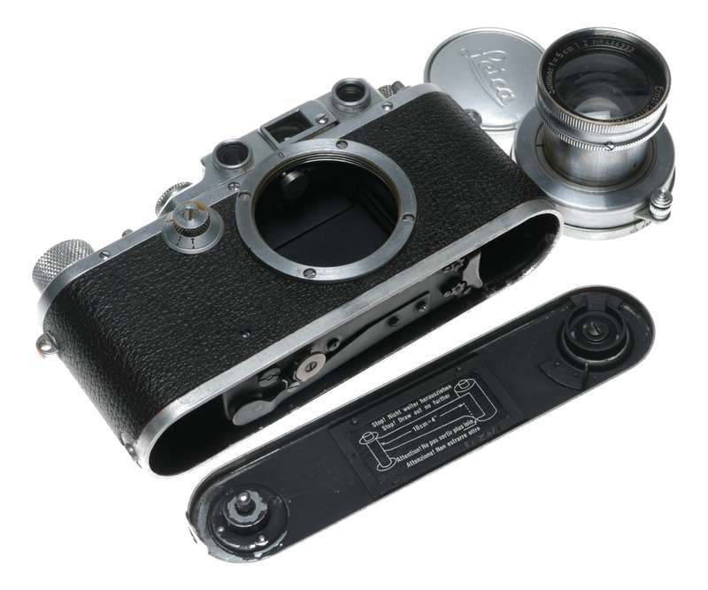 Leica IIIb rangefinder Summar f=5cm 1:2 lens 35mm vintage film camera