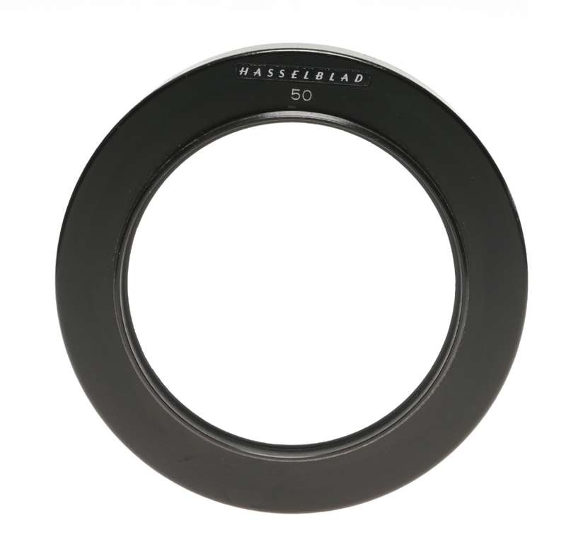 Hasselblad 50 black lens hood square lens shade original first f=50mm wide angle