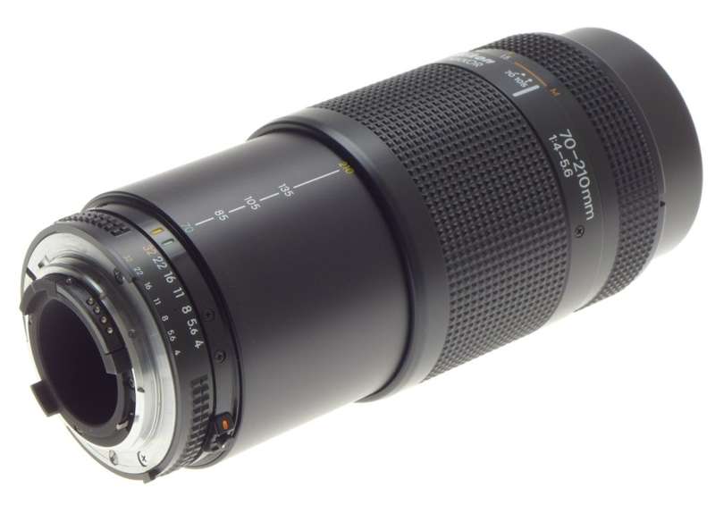 NIKKOR NIKON CAMERA ZOOM LENS 1:4-5.6 f=70-210mm AF EXCELLENT CONDITION CAPS