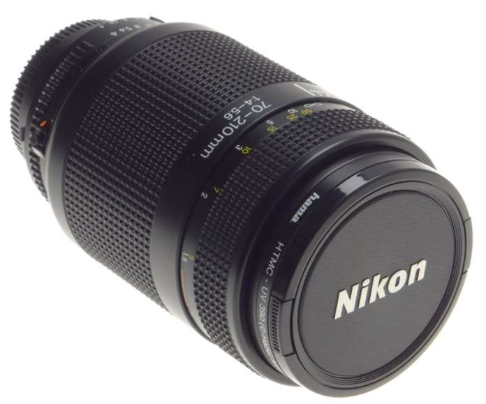 NIKKOR NIKON CAMERA ZOOM LENS 1:4-5.6 f=70-210mm AF EXCELLENT CONDITION CAPS