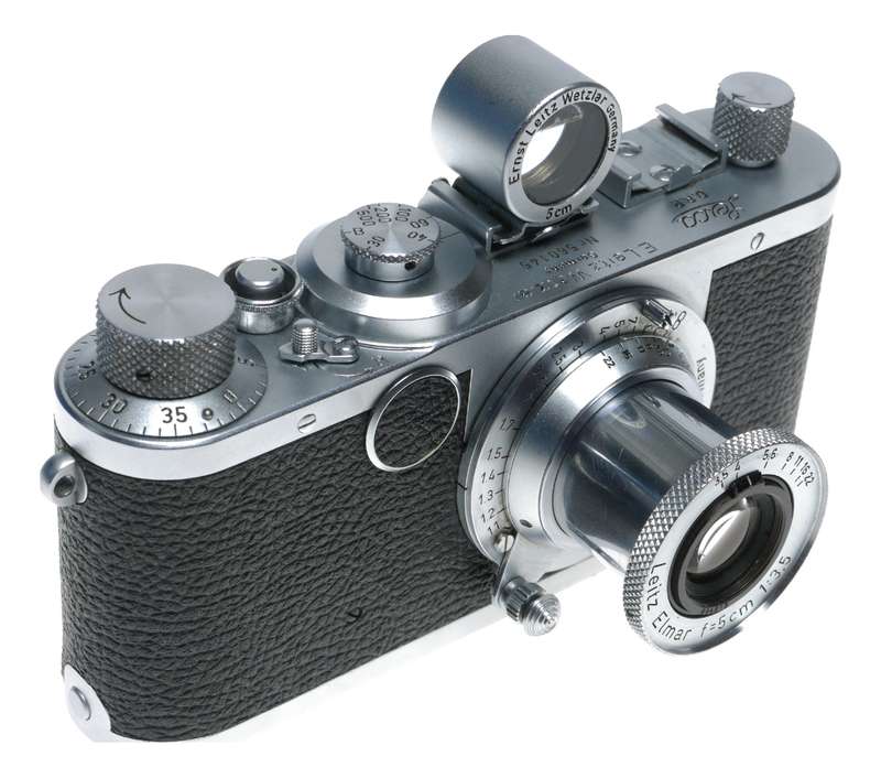 Leica LTM If 35mm film camera Elmar 3.5/50mm lens Brightline viewfinder