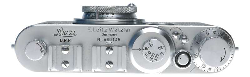 Leica LTM If 35mm film camera Elmar 3.5/50mm lens Brightline viewfinder