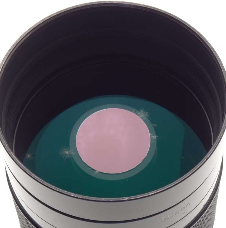 USED NIKON REFLEX-NIKKOR C 1:8 f=500mm MIRROR AI CAMERA LENS SLR 35mm HOOD CAPS
