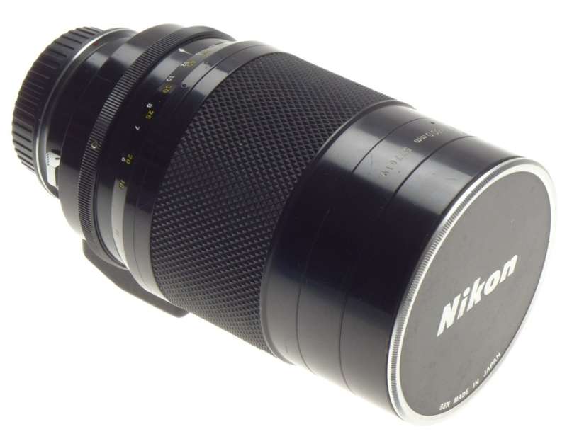 USED NIKON REFLEX-NIKKOR C 1:8 f=500mm MIRROR AI CAMERA LENS SLR 35mm HOOD CAPS