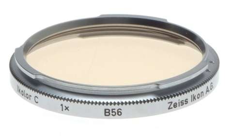 ZEISS IKON AG CONTAREX 1x IKOLOR C VINTAGE SLR CAMERA LENS 314 FILTER B56 CLEAN