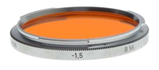 ZEISS IKON 3x CONTAREX -1.5 ORANGE 0 VINTAGE SLR CAMERA LENS 314 FILTER B56 CASE