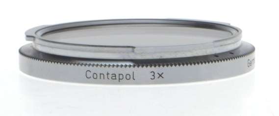 Contapol 3x ZEISS Ikon CONTAREX Classic camera lens polarizing filter b56 cased