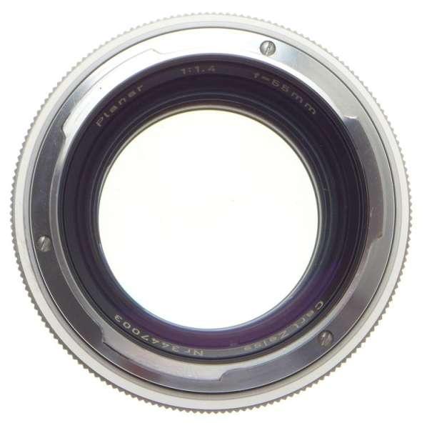 CARL ZEISS CONTAREX CHROME 1:1.4/55 PLANAR 1.4 f=55mm FAST PORTRAIT CAMERA LENS