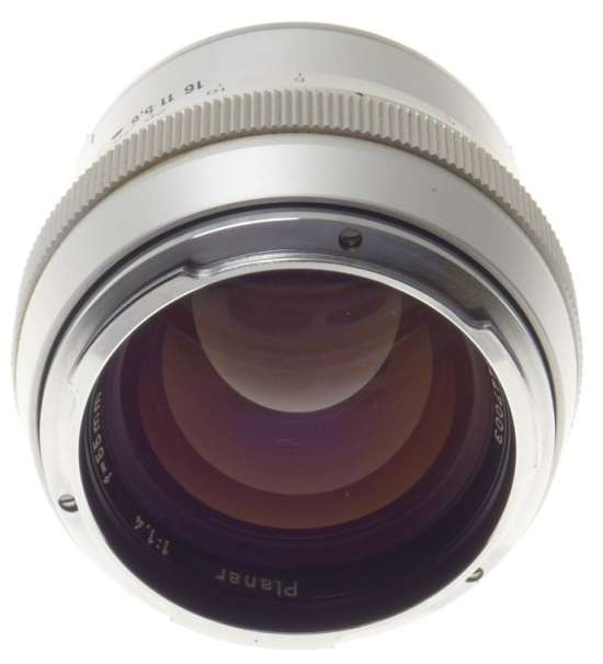 CARL ZEISS CONTAREX CHROME 1:1.4/55 PLANAR 1.4 f=55mm FAST PORTRAIT CAMERA LENS