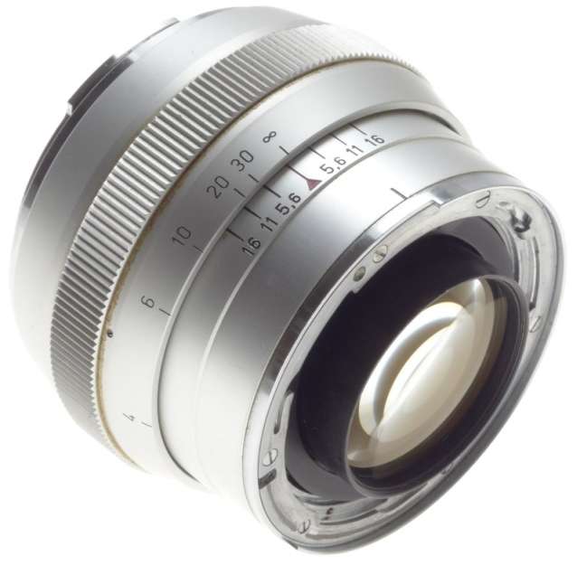 CARL ZEISS CONTAREX CHROME 1:1.4/55 PLANAR 1.4 f=55mm FAST PORTRAIT CAMERA LENS