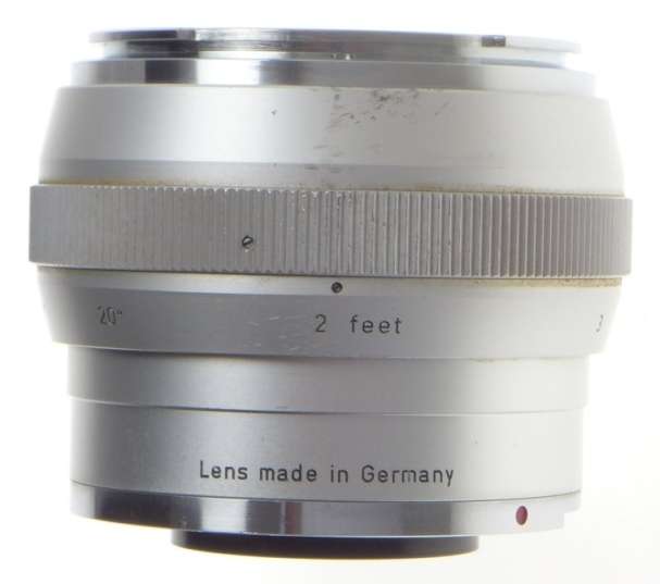 CARL ZEISS CONTAREX CHROME 1:1.4/55 PLANAR 1.4 f=55mm FAST PORTRAIT CAMERA LENS