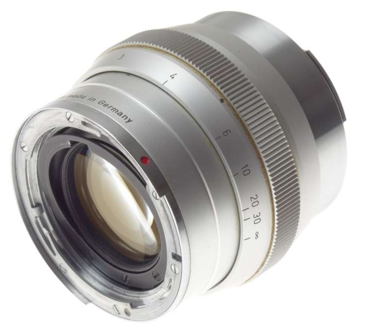 CARL ZEISS CONTAREX CHROME 1:1.4/55 PLANAR 1.4 f=55mm FAST PORTRAIT CAMERA LENS