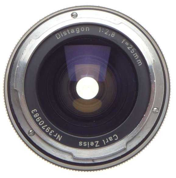 ZEISS CONTAREX BLACK 1:2.8/25 DISTAGON 1:2.8 f=25mm SLR VINTAGE CAMERA LENS HOOD
