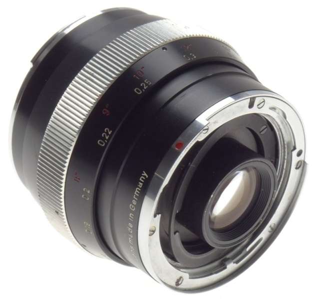 ZEISS CONTAREX BLACK 1:2.8/25 DISTAGON 1:2.8 f=25mm SLR VINTAGE CAMERA LENS HOOD