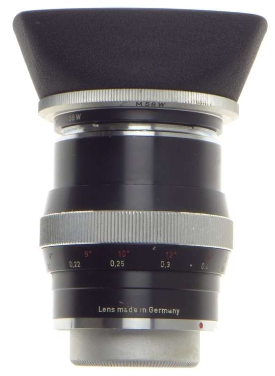 ZEISS CONTAREX BLACK 1:2.8/25 DISTAGON 1:2.8 f=25mm SLR VINTAGE CAMERA LENS HOOD