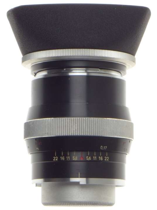 ZEISS CONTAREX BLACK 1:2.8/25 DISTAGON 1:2.8 f=25mm SLR VINTAGE CAMERA LENS HOOD