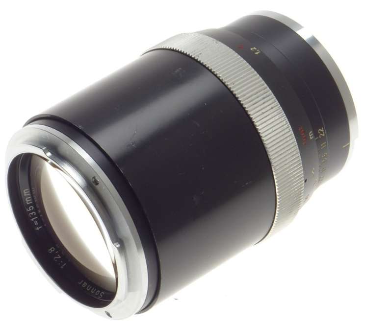 CARL ZEISS CONTAREX 1:2.8/135mm SONNAR f=135mm VINTAGE SLR CAMERA LENS KEEPER