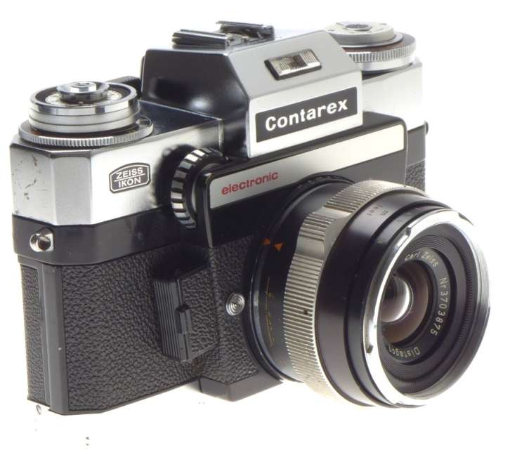 ZEISS IKON CONTAREX ELECTRONIC SLR VINTAGE FILM CAMERA DISTAGON 1:4 f=35mm LENS