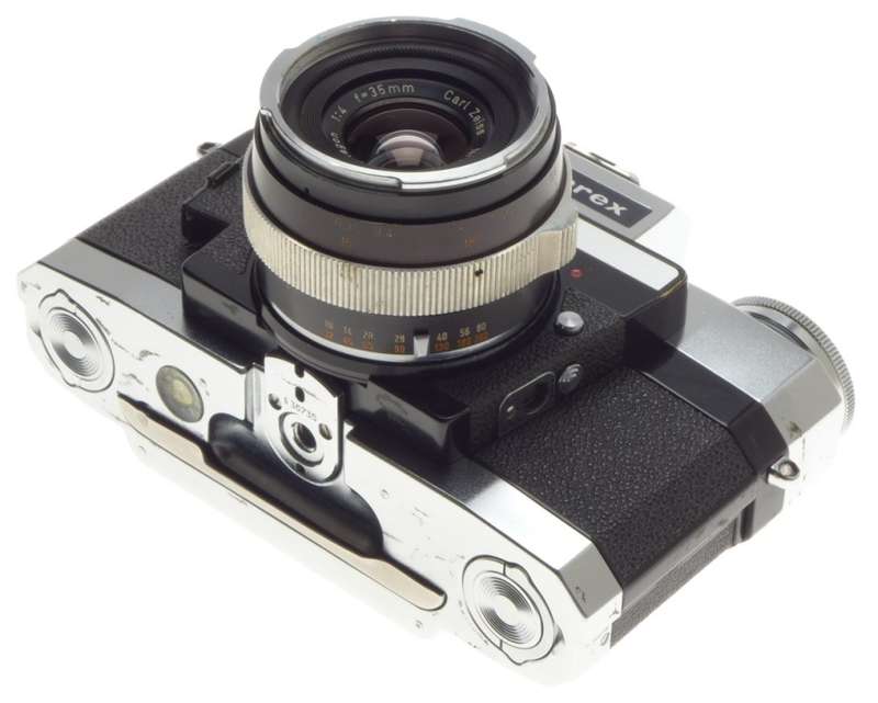 ZEISS IKON CONTAREX ELECTRONIC SLR VINTAGE FILM CAMERA DISTAGON 1:4 f=35mm LENS