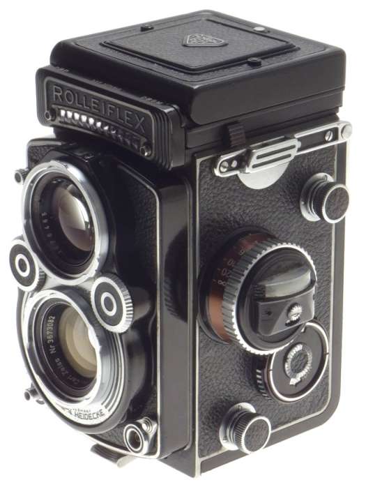 3.5F TLR ROLLEIFLEX 120 FILM CAMERA ZEISS PLANAR 3.5 f=75mm SERVICED 1:3.5/75mm