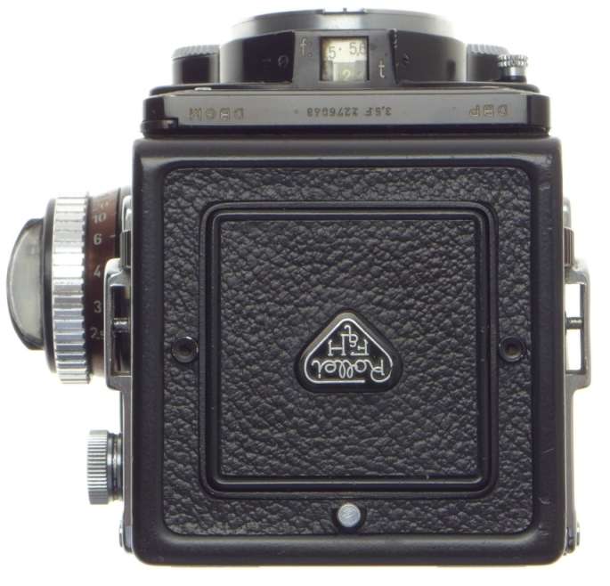 3.5F TLR ROLLEIFLEX 120 FILM CAMERA ZEISS PLANAR 3.5 f=75mm SERVICED 1:3.5/75mm