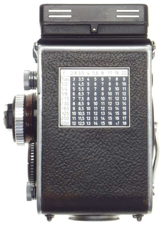 3.5F TLR ROLLEIFLEX 120 FILM CAMERA ZEISS PLANAR 3.5 f=75mm SERVICED 1:3.5/75mm
