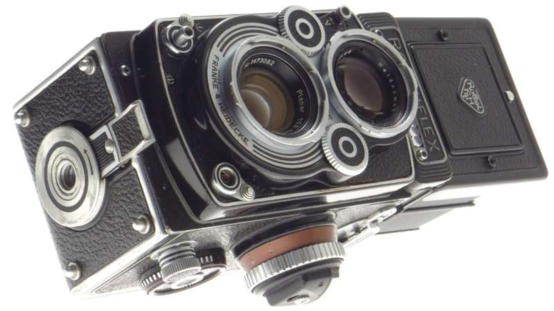 3.5F TLR ROLLEIFLEX 120 FILM CAMERA ZEISS PLANAR 3.5 f=75mm SERVICED 1:3.5/75mm