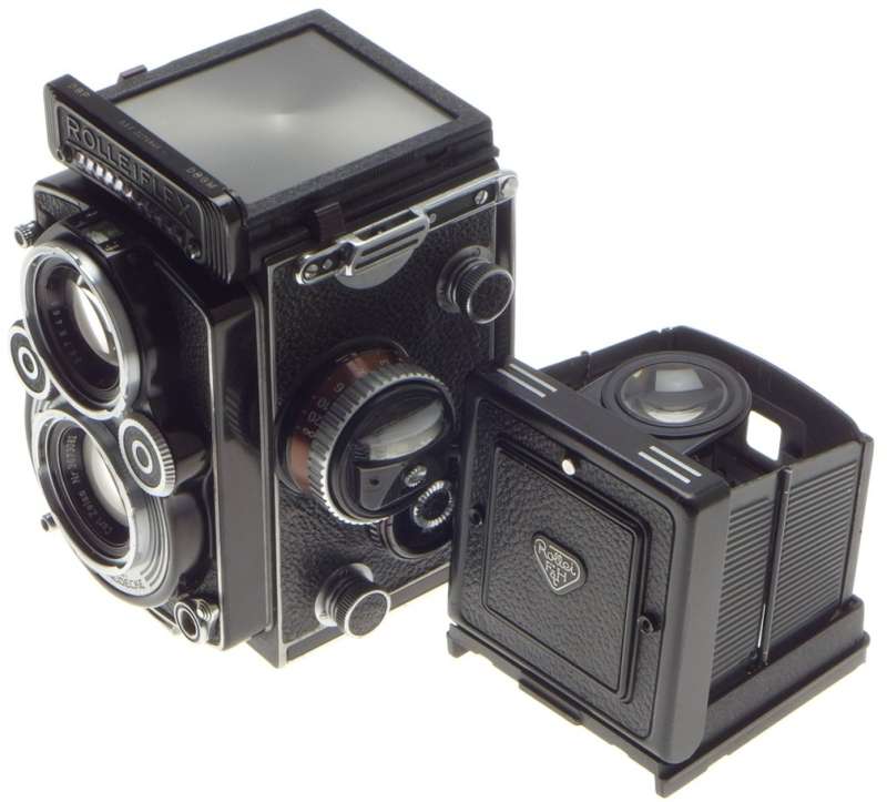 3.5F TLR ROLLEIFLEX 120 FILM CAMERA ZEISS PLANAR 3.5 f=75mm SERVICED 1:3.5/75mm