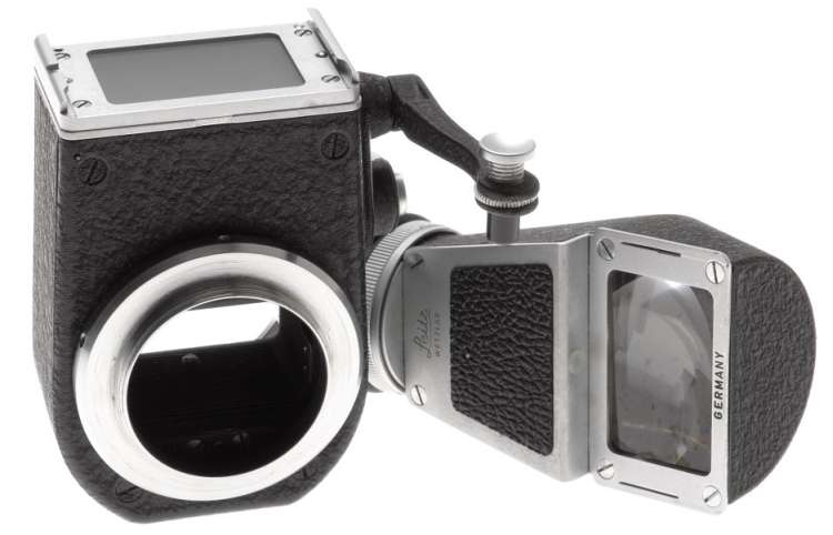 LEICA VISOFLEX II CAMERA LENS ADAPTER SLR CONVERTER BOX OTXBO KIT W/PRISM LEITZ