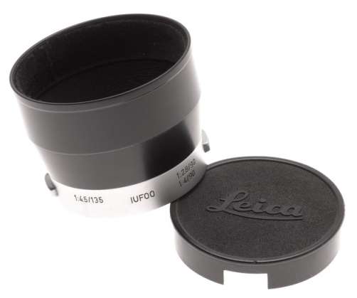 VERY CLEAN ELMAR 2.8/90 HEKTOR 4/135mm BLACK LEICA CAMERA LENS HOOD SHADE IUFOO