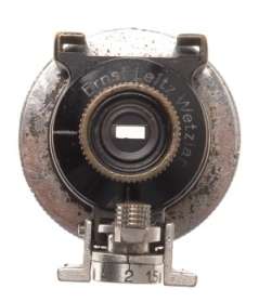 LEITZ BLACK ENAMEL PAINT LEICA UNIVERSAL RANGE FINDER VIEW FINDER VIDOM NICKEL