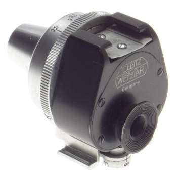 E.LEITZ WETZLAR BLACK UNIVERSAL VIEW FINDER FIT LEICA RANGEFINDER VINTAGE CAMERA