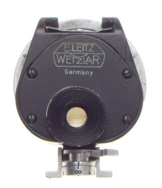 E.LEITZ WETZLAR BLACK UNIVERSAL VIEW FINDER FIT LEICA RANGEFINDER VINTAGE CAMERA