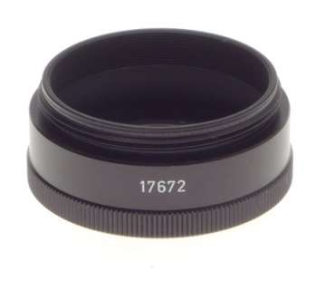 LEICA 17672U SUMMICRON BELLOWS LENS ADAPTER RING SCREW BARGAIN SPARE PART BLACK