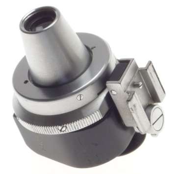 LEATHER CASED LEITZ LEICA UNIVERSAL MULTIFOCAL RANGEFINDER HOT SHOE VIEW FINDER