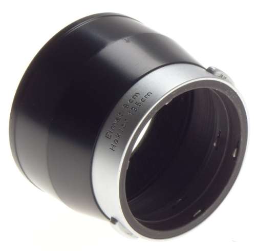 HEKTOR 13.5 BLACK VINTAGE LENS HOOD LEICA ELMAR 9cm LENS SHADE SNAP ON TYPE 90mm