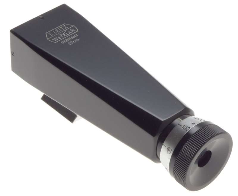 LEICA TELYT f=200mm VIEW FINDER BLACK PAINT BOX UNUSED SFTOO f=20cmm LEITZ MINT