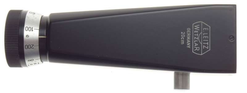 LEICA TELYT f=200mm VIEW FINDER BLACK PAINT BOX UNUSED SFTOO f=20cmm LEITZ MINT
