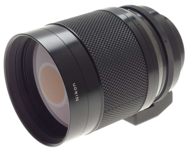 NIKON REFLEX-NIKKOR C 1:8 f=500mm MIRROR AI CAMERA LENS SLR 35mm HOOD CAPS MINT