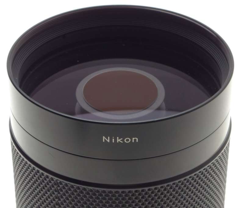 NIKON REFLEX-NIKKOR C 1:8 f=500mm MIRROR AI CAMERA LENS SLR 35mm HOOD CAPS MINT