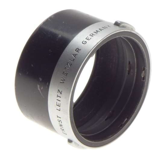 SNAP ON LEICA CHROME 3.5/50mm BLACK CAMERA LENS HOOD SHADE ITOOY 2.8/50mm LEITZ