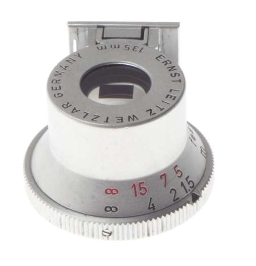 BRIGHT LINE 135mm HOT SHOE VIEW FINDER SHOOC 13.5cm SILVER CHROME VERY CLEAN