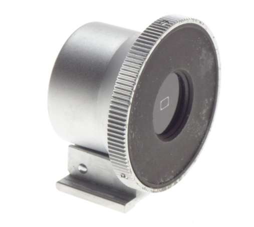 BRIGHT LINE 135mm HOT SHOE VIEW FINDER SHOOC 13.5cm SILVER CHROME VERY CLEAN