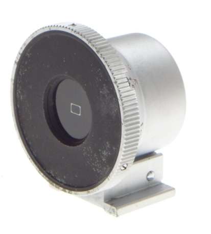 BRIGHT LINE 135mm HOT SHOE VIEW FINDER SHOOC 13.5cm SILVER CHROME VERY CLEAN
