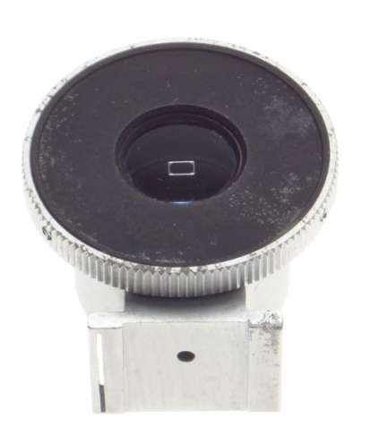 BRIGHT LINE 135mm HOT SHOE VIEW FINDER SHOOC 13.5cm SILVER CHROME VERY CLEAN