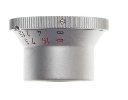 BRIGHT LINE 135mm HOT SHOE VIEW FINDER SHOOC 13.5cm SILVER CHROME VERY CLEAN