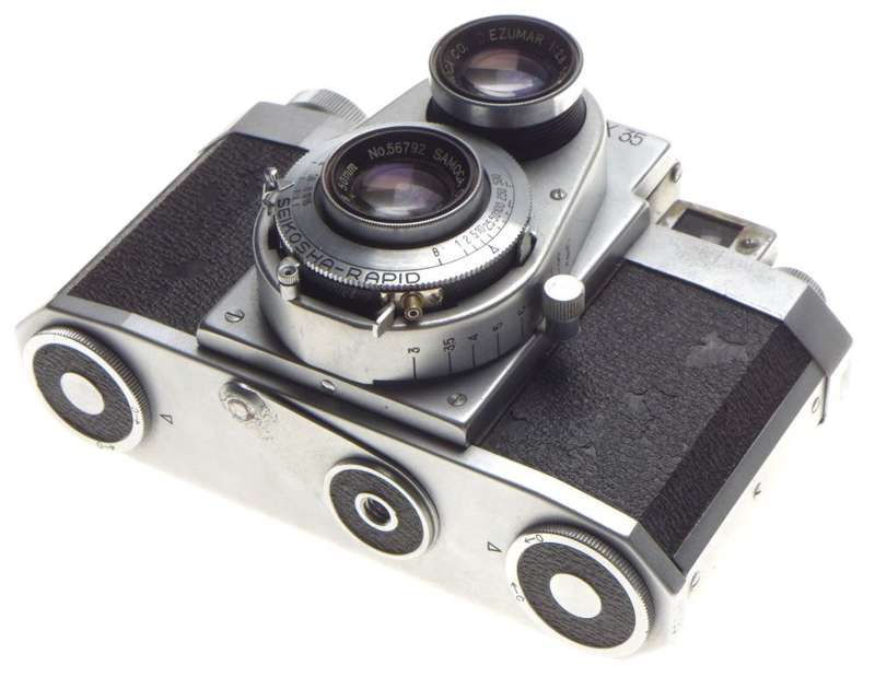 Samocaflex 35 TLR Just Serviced rangefinder rare camera ezumar 1:2.8/50mm cased